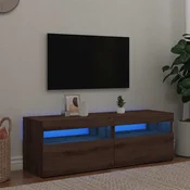 2-dijelni TV ormaric s LED svjetlima Umjetnicki izraden hrast
