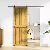 vidaXL Hlevska vrata Corona Medeno Rjava 70 x 210 cm Trdna borovina