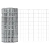 Vidaxl Evropska ograja 0,8 x 25 m PVC prevlečen železo
