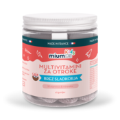 Mium Lab Multivitamini za otroke, 42 gumijev