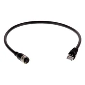 AXIS 01793-001 omrežni kabel Črn 0.5 m Cat5e