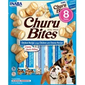 Inaba Churu Bites pasji prigrizek s piščancem in sirom 8x 12g
