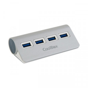 NEW USB Hub CoolBox COO-HU4ALU3 Aluminij (4 Vrata)