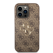 Guess GUHCP15L4GMGBR iPhone 15 Pro 6.1 brown hardcase 4G Big Metal Logo (GUHCP15L4GMGBR)