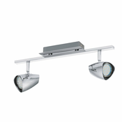 Eglo Corbera spot/2, led, gu10, 2x3w, 2x240lm, hrom