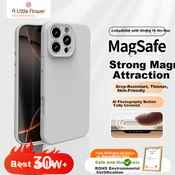 ALittleFlower Maska za mobilni telefon iPhone 16 Pro Max, Siva