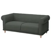 VISKAFORS Sofa dvosed, Lejde/siva/zelena breza