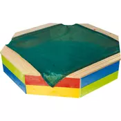 Woody Colored Wooden Sandpit 8591864103102