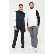 WK607 UNISEX PADDED MULTI-POCKET POLYCOTTON VEST