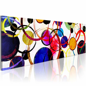 Slika - Rainbow Circles 135x45