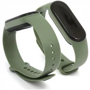 shumee Nadomestni pašček za pametno zapestnico Xiaomi Mi Band 5 6 6 NFC 7 olivno zelene barve