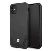 Bmw Ohišje BMW Leather Perforate za iPhone 11/Xr - črno