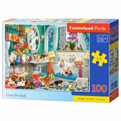 Castorland - Puzzle Luda kupka za kucne ljubimce - 100 dijelova