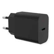 VALUE zidna punjac, 1x USB-C, 25W, crni 19.99.1094-10