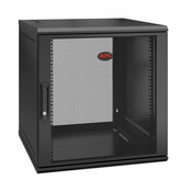 APC NetShelter WX 12U Single Hinged Wall-mount Enclosure 600mm Deep Zidna polica Crno