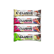 AMIX Exclusive Protein bar 85 g dupla cokolada s komadicima