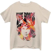 The Doors Jim Face Fire Natural L Majica