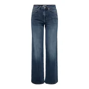 ONLY Jeans hlače Madison 15339459 Mornarsko modra Wide Leg