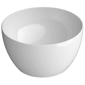 PURA pultni keramični umivalnik visok, dia 42 cm, bela ExtraGlaze - Bela - 42x22 cm - GSI - PURA - 24 - Keramika - Krog - 420 - 220 - 420 - 14