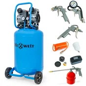 THUNDER Industrijski oljni kompresor HEXWELT SET-HW-KP-50L – 50 L, 1500 W, 8 bar, 317 L/min, 5v1 komplet, (5000234110)