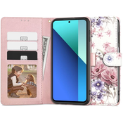 TECH-PROTECT WALLET XIAOMI REDMI NOTE 13 4G / LTE BLOSSOM FLOWER (5906302300334)
