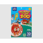 3D puzzle Zoo Lev 27 x 18 cm 11 Kosi