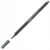 STABILO Pen 68 metallic flomaster Srednji Srebro 1 kom