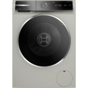 Bosch WGB2560X1 Serija 8 Pralni stroj 10 kg, 1600 vrt/min, srebrno-inox