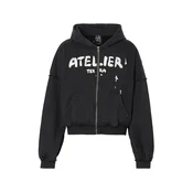 Atelier de roupa Jopa na zadrgo črna/bela