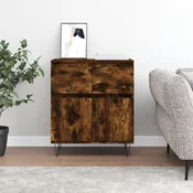 shumee vidaXL Predalnik, dimljen hrast, 60x35x70 cm, material na osnovi lesa