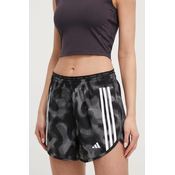 Kratke hlače za tek adidas Performance Own the Run siva barva