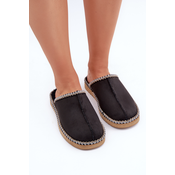 Home Footwear Slippers With Embroidery Womens Inblu Black