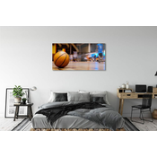 tulup.si Slika na akrilnem steklu Nogomet holiday ljudi 125x50 cm 4 obešalnika