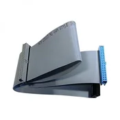 Podatkovni kabel ATA100 za trdi disk - 1x ATA ženski na 2x ATA ženski, 0,62 m, 80 žil, siv