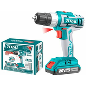 Total Akumulatorski vijačnik Skupaj TDLI20024 akumulatorski vrtalni vijačnik, 20V Li-ion, 2000mAh
