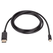 Akyga Akyga  priključni kabel DisplayPort  vtič\, mini DisplayPort  vtič 1.8 m črna AK-AV-15  DisplayPort kabel, (20578014)