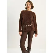 Bianco Lucci Pulover Pullover mokka
