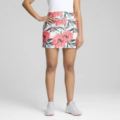 Womens Puma Blake Knit Beautiful Game Skirt, White, Size XXS, Clothing