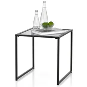 Northio Stranska mizica iz kaljenega stekla 43 x 43 x 45 cm