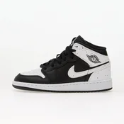 Air Jordan 1 Mid Kids Black/ White-Black 6.5Y