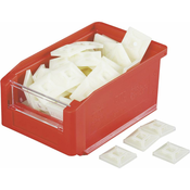HELLERMANNTYTON SET LEPILNIH PODNOŽIJ MB4CA/S/-N66-NA-C1 100 KOS HELLERMANNTYTON