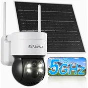 slomart Zunanja solarna nadzorna kamera 2K PTZ 360, 7800mAh baterija + solarno napajanje