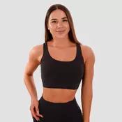 GymBeam Športni nedrček Cut-Out Black M