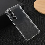 Maska za Samsung Galaxy S25 transparent silikonska Ultra Thin with pluggy