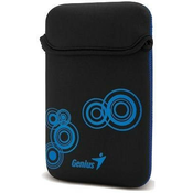 Genius 7 tablet torbica, crna s plavim uzorkom