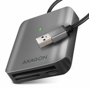 AXAGON CRE-S3, USB-A 3.2 Gen 1 - bralnik kartic SUPERSPEED, 3 reže in veliko SD/microSD/CF, podpora UHS-II