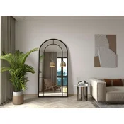 Hanah Home Podno ogledalo Rounda, 90 cm x 180 cm, Crno