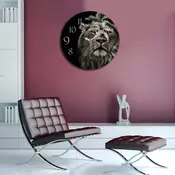Opviq MDF Zidni sat 40cm Šareni