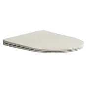SAPHO Nofer Slim Mehko Zapiranje WC Sedalo, Izvlečno, Slonova kost