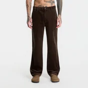 Hlače Calvin Klein Jeans 90s Straight Corduro Dark Coffee W34/L32